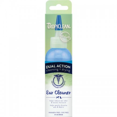 Tropiclean Dual Action Ear Cleaner Για Σκύλους & Γάτες 118ml
