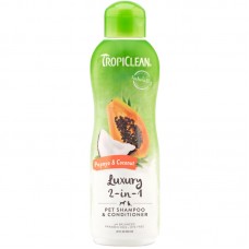 Tropiclean  Luxury 2-in-1 Σαμπουάν - Μαλακτικό Σκύλου & Γάτας 355ml