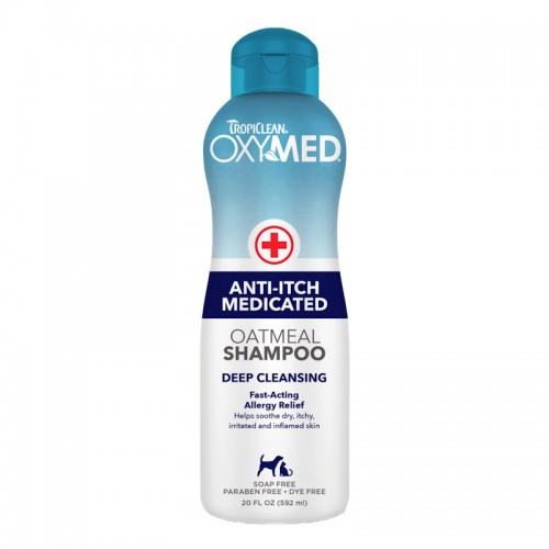 Tropiclean Oxymed Anti-Itch Medicated Oatmeal Σαμπουάν Σκύλου & Γάτας 592ml