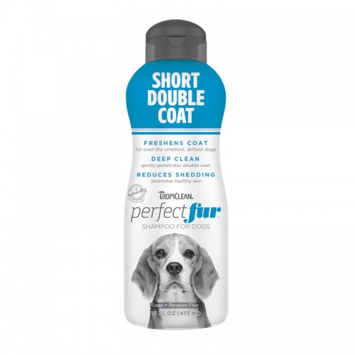 Tropiclean Perfect Fur Short Double Coat Σαμπουάν Σκύλου 473ml