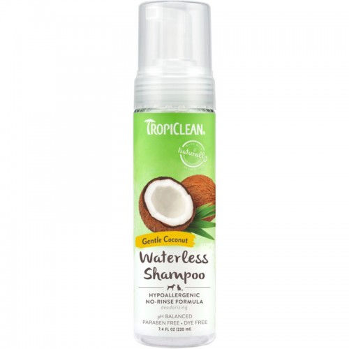 Tropiclean Waterless Hypoallergenic Σαμπουάν Σκύλου & Γάτας 220ml
