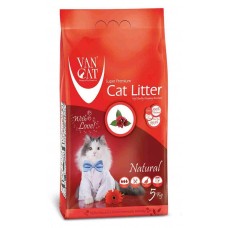Van Cat Natural Άμμος Υγιεινής Μπετονίτη Χωρίς Άρωμα 5.9Lt (5Kg)