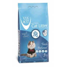 Van Cat Fresh Άμμος Υγιεινής Μπετονίτη με Άρωμα Φρεσκάδας 5.9Lt (5Kg)
