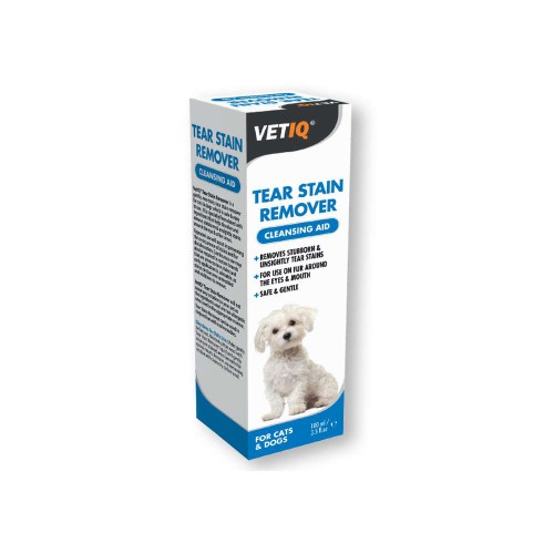VetIQ Tear Stain Remover Υγρό Καθαρισμού Δακρύων για Σκύλους & Γάτες 100ml