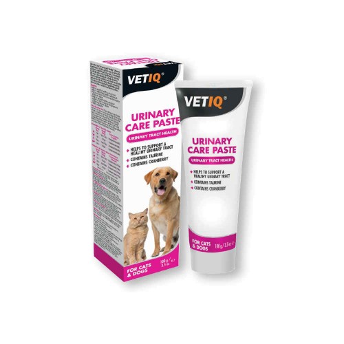 VetIQ Urinary Care Paste, Πάστα Οξυνοποίησης Ούρων & Διάλυσης Κρυστάλλων για Σκύλους & Γάτες 100gr