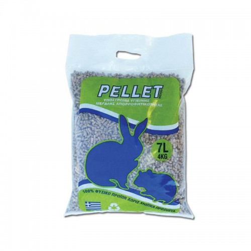 Wood Pellet Φυσικό Υπόστρωμα 4Kg/7lt