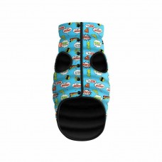 Wau Dog Αδιάβροχο Μπουφάν για Σκύλους Justice League Light Blue