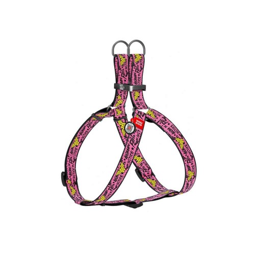 Wau Dog Επιστήθιο Τύπου Α με Smart ID & Μεταλλικό Κούμπωμα - Wonder Woman Pink