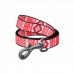 Wau Dog Οδηγός Περιπάτου Nylon Short Leash - Etno Red (122cm)