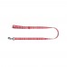 Wau Dog Οδηγός Περιπάτου Nylon Short Leash - Etno Red (122cm)