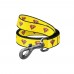 Wau Dog Οδηγός Περιπάτου Nylon Short Leash - Superman Yellow (122cm)