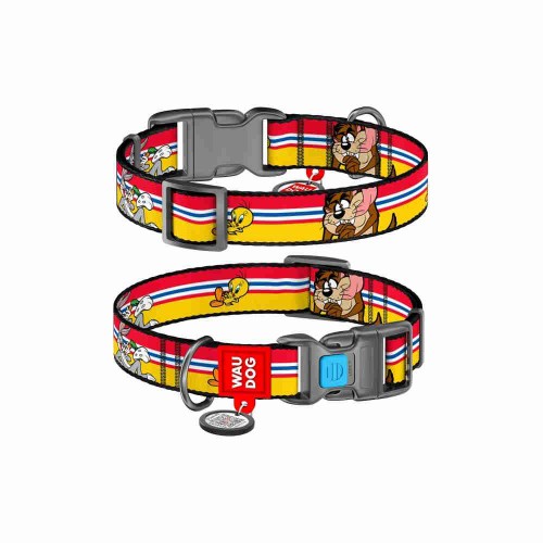 Wau Dog Περιλαίμιο με Smart ID & Πλαστικό Κούμπωμα - Looney 3