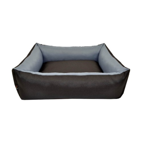 Woofmoda Κρεβάτι Πουφ Ορθογωνικό, Αδιάβροχο No.3 Μαύρο για Σκύλους & Γάτες (53x46x20 cm)