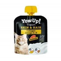 YowUp Cat Yogurt Pouch Skin & Hair Γιαούρτι Με Κολλαγόνο, Ω-3 & Ω-6 για Γάτες 85gr