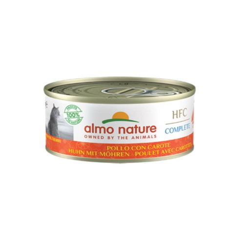 Almo Nature Cat Adult HFC Complete Κονσέρβα Κοτόπουλο & Καρότα 70gr