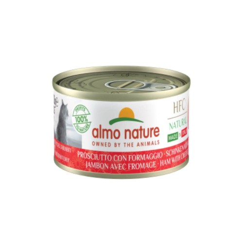 Almo Nature Cat Adult HFC Natural Italian Κονσέρβα Προσούτο & Παρμεζάνα 70gr