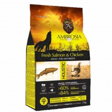 Ambrosia Grain Free Adult Mini Fresh Salmon & Chicken 2Kg