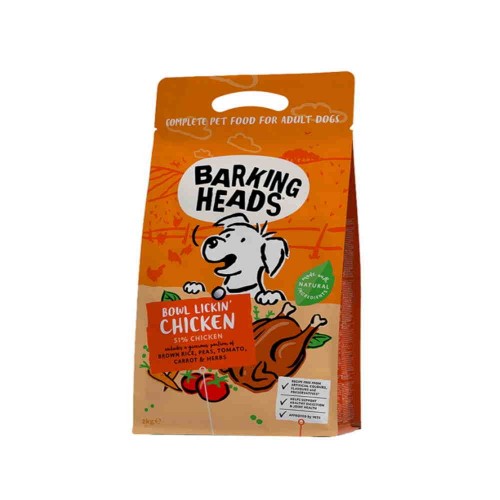 Barking Heads Adult All Breeds Bowl Lickin' Chicken 2Kg