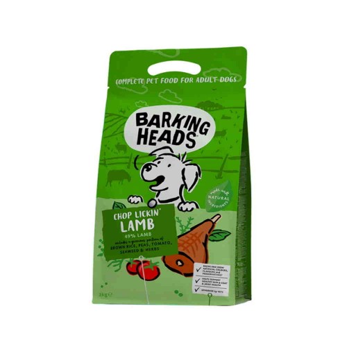Barking Heads Adult All Breeds Chop Lickin' Lamb 2Kg