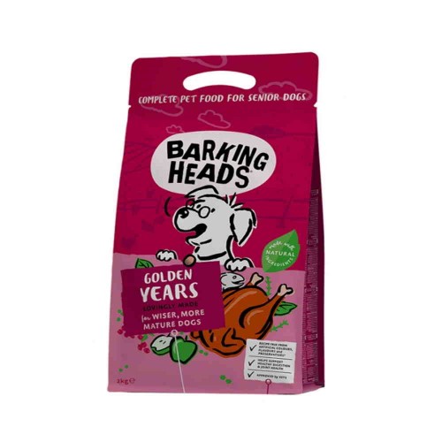 Barking Heads Senior All Breeds Golden Years 2Kg