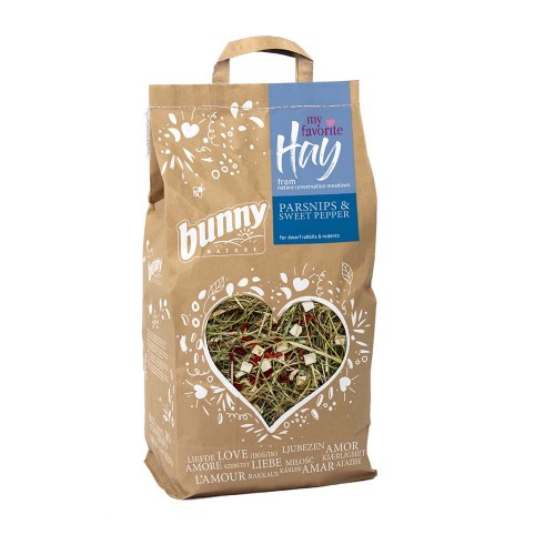 Bunny Nature My Favorite Hay Χόρτο με Παστινάκι & Γλυκιά Πιπεριά 100gr
