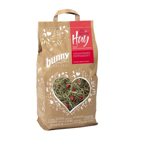 Bunny Nature My Favorite Hay Χόρτο με Μέντα & Φράουλα 100gr