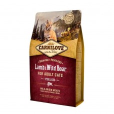 Carnilove Grain Free Cat Adult Lamb & Wild Boar 2Kg - Sterilised