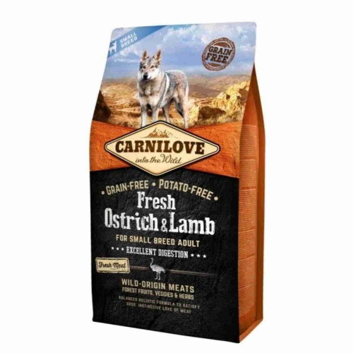 Carnilove Fresh Adult Small Ostrich & Lamb 6Kg