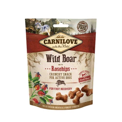 Carnilove Fresh & Crunchy Snack Σκύλου Wild Boar with Rosehips 200gr