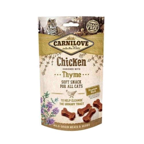 Carnilove Soft Snack Γάτας Chicken with Thyme 50gr