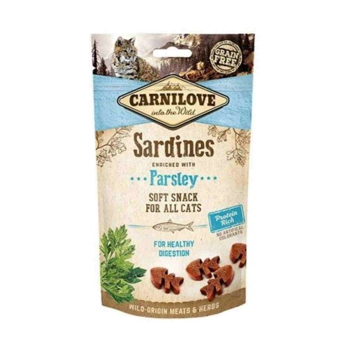 Carnilove Soft Snack Γάτας Sardines with Parsley 50gr