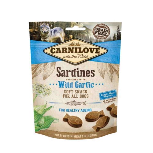 Carnilove Soft Snack Σκύλου Sardines with Wild Garlic 200gr