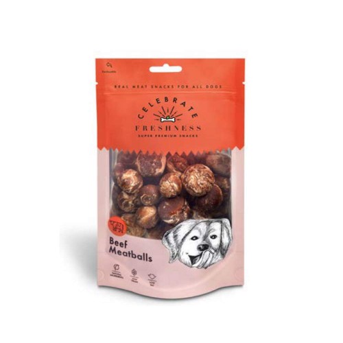 Celebrate Freshness Beef Meatballs Λιχουδιές για Σκύλους 100gr