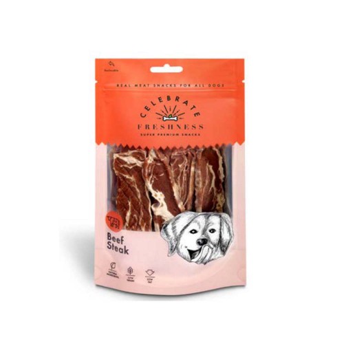 Celebrate Freshness Beef Steak Λιχουδιές για Σκύλους 100gr