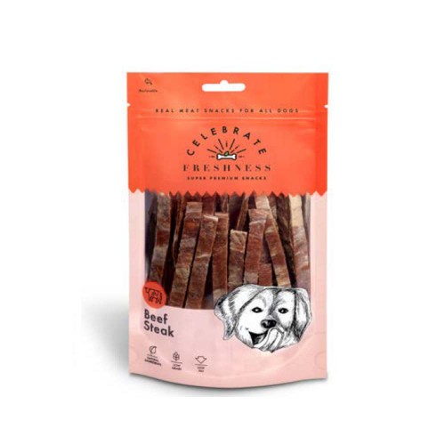 Celebrate Freshness Beef Steak Small Λιχουδιές για Σκύλους 100gr