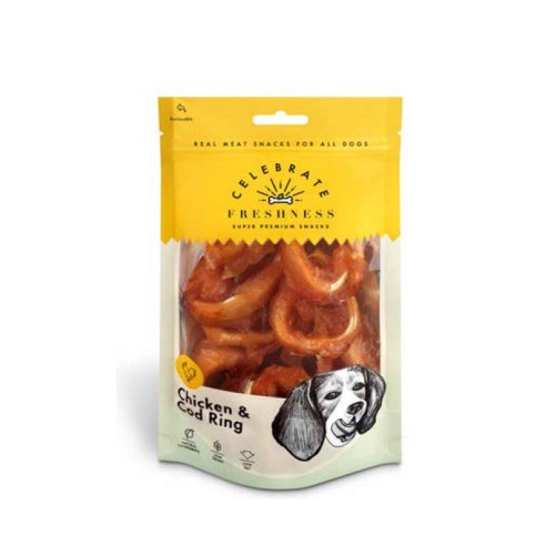 Celebrate Freshness Chicken & Cod Ring Λιχουδιές για Σκύλους 100gr
