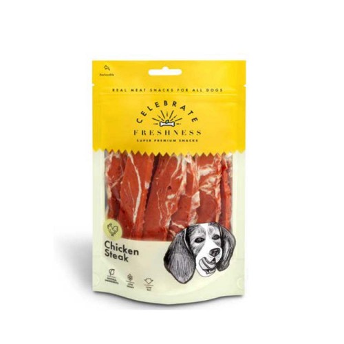 Celebrate Freshness Chicken Steak Λιχουδιές για Σκύλους 100gr