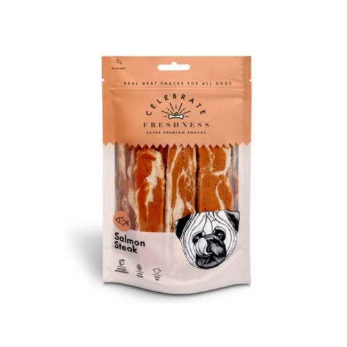 Celebrate Freshness Salmon Steak Λιχουδιές για Σκύλους 100gr