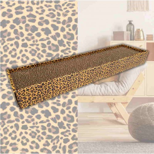 Croci Homedecor Animalier Ονυχοδρόμιο από Χαρτόνι - Leopard (48x12,5x5 cm)