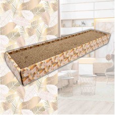 Croci Homedecor Texture Ονυχοδρόμιο από Χαρτόνι - Gold (48x12,5x5 cm)