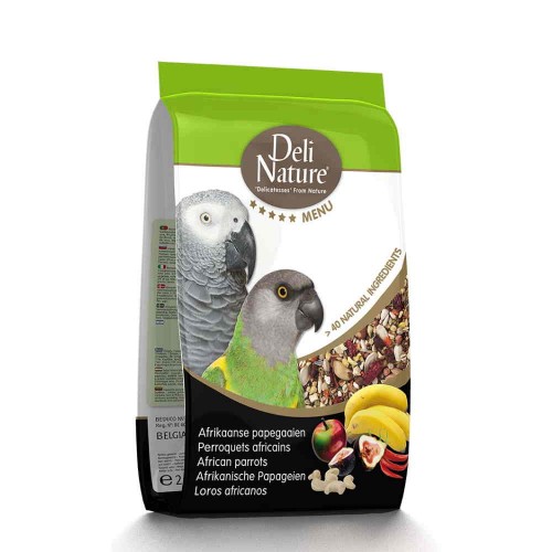 Deli Nature 5* Menu African Parrots Μείγμα για Αφρικανικούς Παπαγάλους 800gr