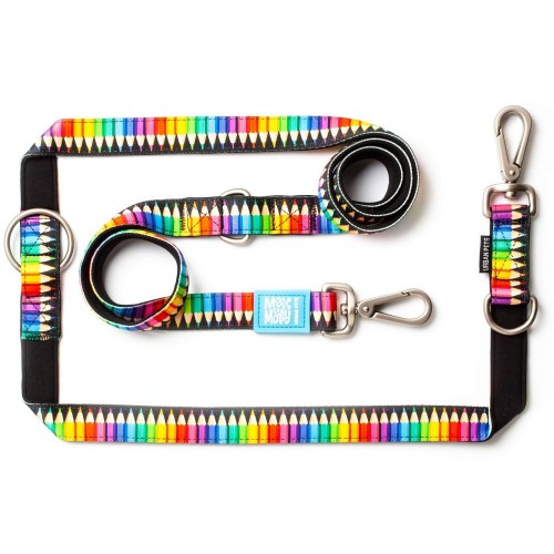 Max & Molly Οδηγός Περιπάτου Multi - Function Leash Crayons/XS