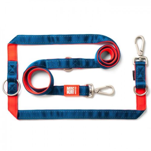 Max & Molly Οδηγός Περιπάτου Multi - Function Leash Matrix Red/XS