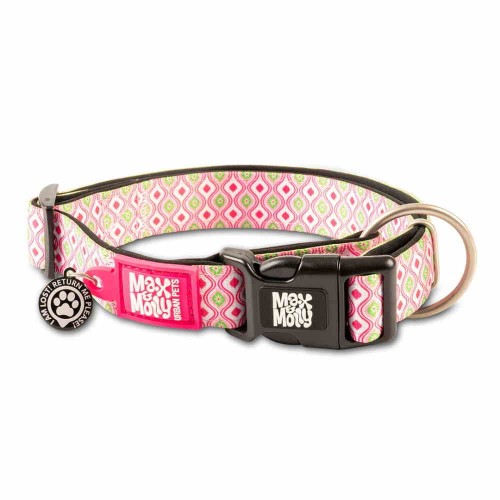 Max & Molly Περιλαίμιο Smart ID Collar Retro Pink/XS