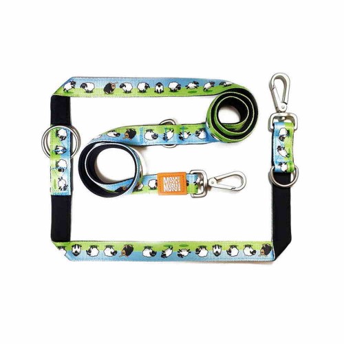 Max & Molly Οδηγός Περιπάτου Multi - Function Leash Black Sheep/XS