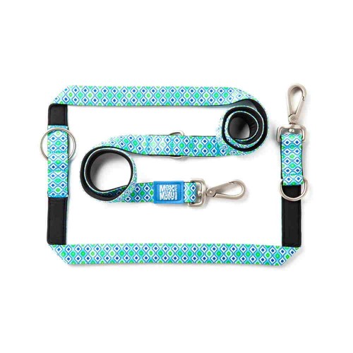 Max & Molly Οδηγός Περιπάτου Multi - Function Leash Retro Blue/XS