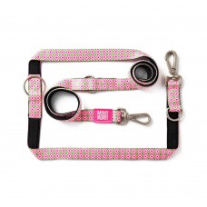 Max & Molly Οδηγός Περιπάτου Multi - Function Leash Retro Pink/XS