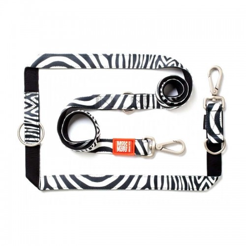 Max & Molly Οδηγός Περιπάτου Multi - Function Leash Zebra/XS