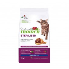 Natural Trainer Low Grain Cat Adult Sterilised με Προσούτο 10Kg