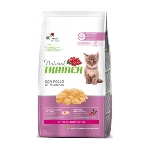 Natural Trainer Low Grain Kitten Chicken 1,5Kg